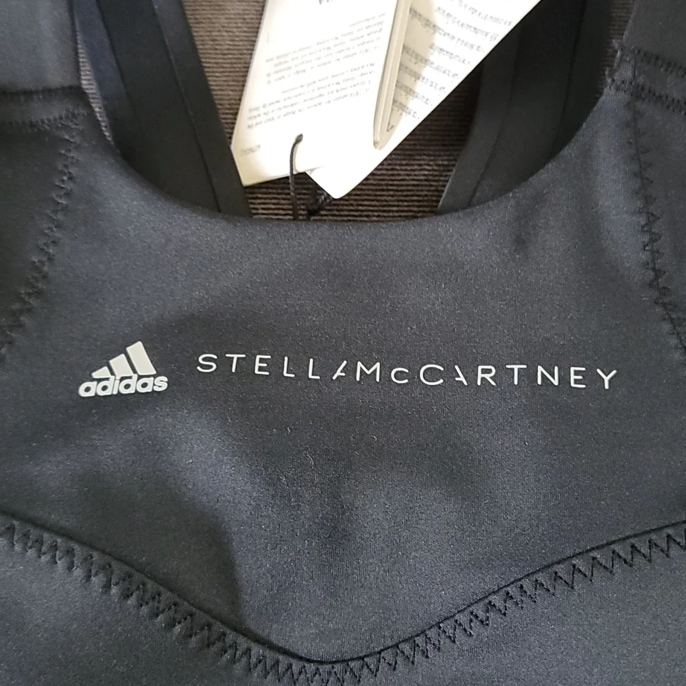 Adidas by Stella McCartney women's size XS black sports bra - Picture 5 of 15